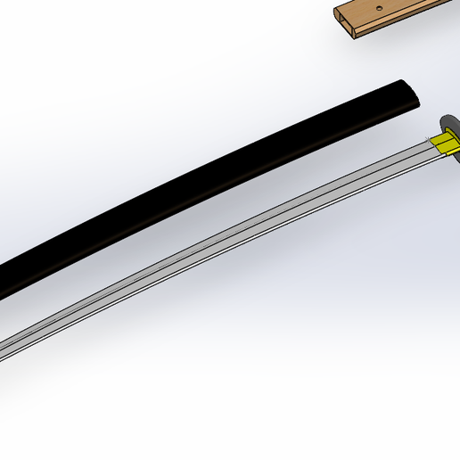 🕳️ Tachi blade (based on Munechika Mikazuki) (shirasaya set updated ...