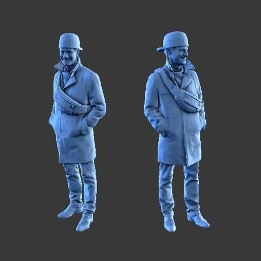 CHARACTER MAN FIGURE A72 3D model