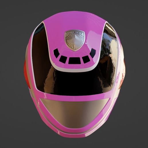 🪖 Power Rangers SPD Pink Ranger Deka Pink Helmet 3D print