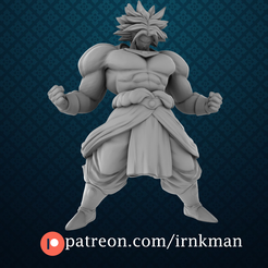 broly-OG.png STL file Broly (Dragon Ball)・3D print object to download