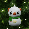 Oshawott_snowman05.png Oshawott Snowman Christmas Pokemon Decor