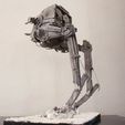 withsnowUNDERREAR.jpg Empire Strikes Back AT-ST 3D printable STUDIO SCALE 3D print model