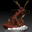 Preview06.jpg Shang Chi and Dragon Diorama - Marvel 3D print model