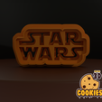 Star-wars-logo-biscoito-ft.png Kit 5 Cookie Cutter - Star Wars (Light side)