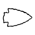 arrowhead.png Arrowhead Cookie Cutter