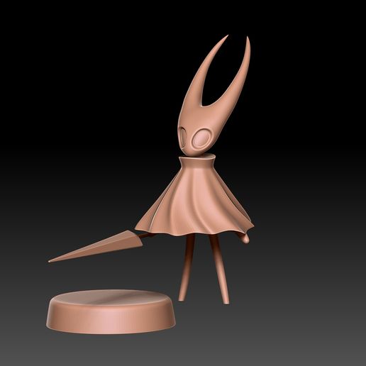 Download OBJ File Hornet - Hollow Knight 3D Print Model • 3D Printing ...