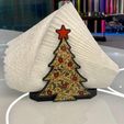 31.jpeg ✨ Shimmering Christmas Tree / Napkin Holder – Halogenic Smooth Plate Magic! 🎄✨