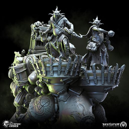 05_Luggage_Golem_1_Front_Attendants_CU.jpg Alchemic Order: Collection