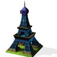 7.jpg Eiffel Tower - PARIS ARCHITECTURE - GASTRONOMY CARTOON 3D MODEL FRANCE Famous monument