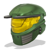 head.png Halo inspired MK IV Helmet - (3D MODEL - STL)