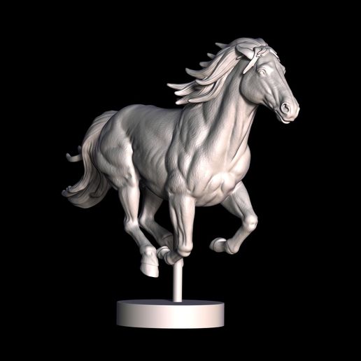Horse sculpture 3D model