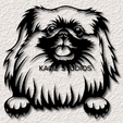 project_20240115_1224253-01.png pekingese wall art pekingese wall decor 2d dog decoration home decor