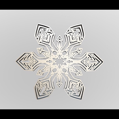 IMG_9466.png Файл STL Снежинка・Модель для загрузки и 3D печати