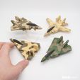 f14_camo_instagram.jpg Print-in-place and articulated F14 with Camo - IDEX