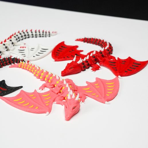 5.jpg 🐉 Flexible Baby Dragon - Multicolored Design Print-in-Place 🐉✨