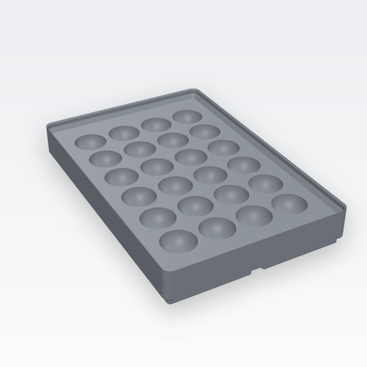 Gridfinity 2x3 2U joyero para aros y dijes / 2x3 2U earring & charm tray