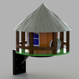 1.png Round Birdhouse: Hut Style!