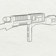 5ure.JPG Cylon Rifle Battllestar Galactica Prop gun 3D print weapon 1:1 scale