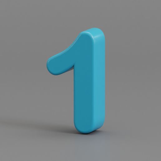Number 1 Letter