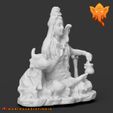 mo-040-2.jpg Shiva - The Lord of Cattle, Sitting In Meditation