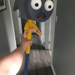219730022_148404074039136_7891080900684255959_n.jpg STL file Hammer Head Morty Pick Axe From Fortnite STL Life Sized・Design to download and 3D print, BlackGorillaArmory