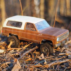 P4150574.JPG Free STL file Chevrolet Blazer K5 - RC model with WPL axles・3D printer model to download