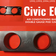 20231016_202048_0000.png CIVIC EG 92 TO 95 Air conditioning base Double gauge pod 52mm