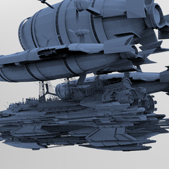 untitled.3939.png Télécharger fichier OBJ Vaisseau cargo de science-fiction 5 • Plan imprimable en 3D, aramar