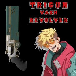 pre2.jpg 3D file Trigun The Stampede Vash revolver・3D print design to download