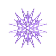 Snowflake Small 018.stl STL file 100 Snowflakes・3D printable model to download, abbymath