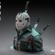 102723-Wicked-Jason-Voorhees-Sculpture-image-004.jpg WICKED HORROR JASON BUST: TESTED AND READY FOR 3D PRINTING
