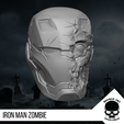 18.png Iron Man Zombie Head for 6 inch action figures