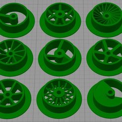 Spool_Hubs.jpg Customisable Filament Spool Holder