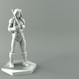 rogue2 render.png ELF ROGUE FEMALE CHARACTER GAME FIGURES 3D print model