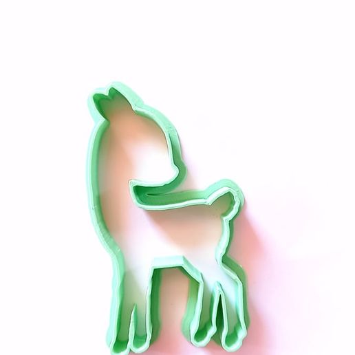 baby deer cutter-ciervo bebe cortante 3D model