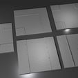 cobblestone-render.jpg WWII Tabletop Terrain Set 28mm scale (3D Printable Files) - Based on real buildings from Carentan, France
