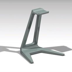 Headphone_Stand_Angular_Remix.jpg STL-Datei Kopfhörerständer - Angular Remix kostenlos・3D-Drucker-Design zum herunterladen