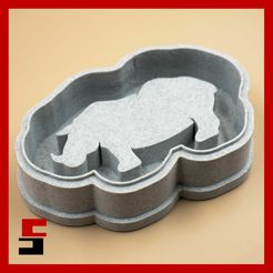 cults3D-9.jpg Archivo STL Cortador de galletas de rinoceronte・Diseño imprimible en 3D para descargar, sliceables