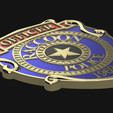 2.png Residual Evil - Raccoon City police department badge 3D model