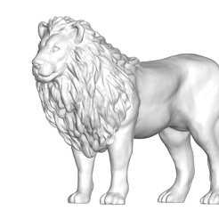 5.png Fichier STL Modèle 3d du LION・Objet imprimable en 3D à télécharger