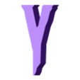 Y.stl Letters and Numbers SPIDERMAN Letters and Numbers | Logo
