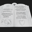 Shapr-Image-2023-03-24-132357.png Open Book Plaque,  memorial gift, remembrance, commemoration, thoughtful gift, decoration religious gift, condoleance gift,  In loving memory of someone special,