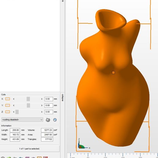 Vase-Bust3-JPG10.jpg Download STL file Vase woman bust • Model to 3D print, Giordano_Bruno