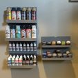 IMG_0957.jpeg Testers (16 Jar) Modular Paint Jar Rack/Organizer/Holder - Testers Hobby Paint,  Wall mountable, Organized Paint bottle storage, Model paints, Art-tool, Storage, Airbrush, Desk organizer, Wall rack, Miniatures, Tabletop Games