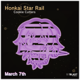 hsr_March7CC_Cults.png STL file Honkai Star Rail Cookie Cutters Pack 1・3D print design to download