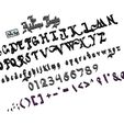 assembly2.jpg STL file Letters and Numbers The Addams Family Letters and Numbers | Logo・Template to download and 3D print