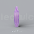 B_2_Renders_00.png Niedwica Vase B_2 | 3D printing vase | 3D model | STL files | Home decor | 3D vases | Modern vases | Abstract design | 3D printing | vase mode | STL