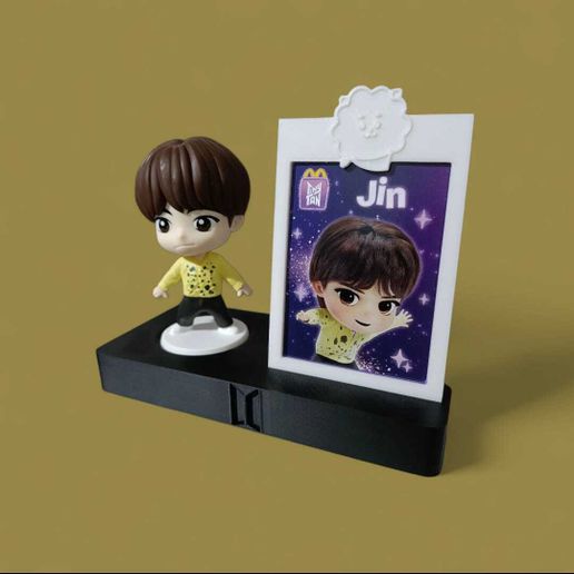 Stand BTS TinyTan BT21 RJ Jin - 3D model önizlemesi