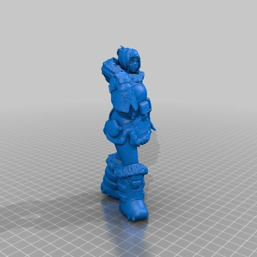 Overwatch Mei without pillar 3D model