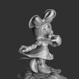 8.jpg Minnie mouse con flor. STL 3d imprimible montar y sólido.